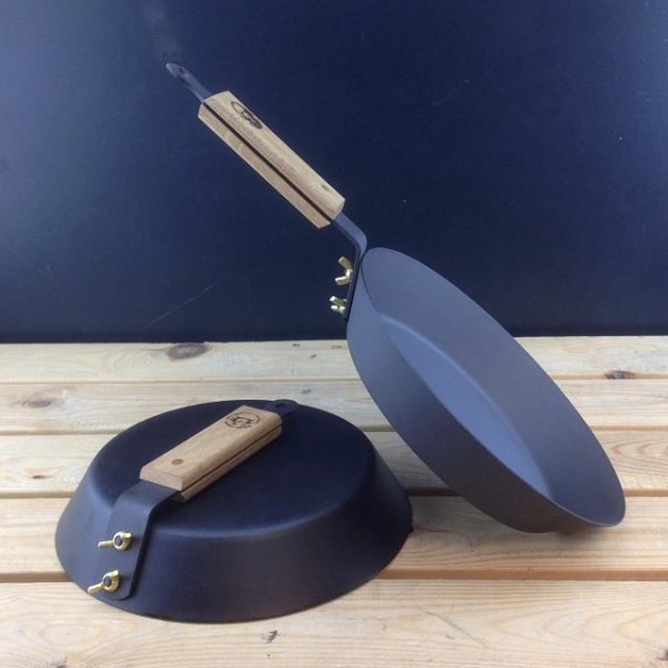 10" (26cm) Spun Iron Garden Frying Pan